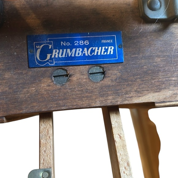 Antique Wooden Artist French Easel - Picture 7 of 9